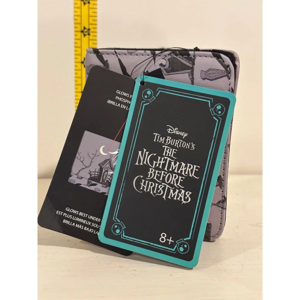 Loungefly Nightmare Before Christmas Zero Glow Wallet Lavender Grey New w/ tag
